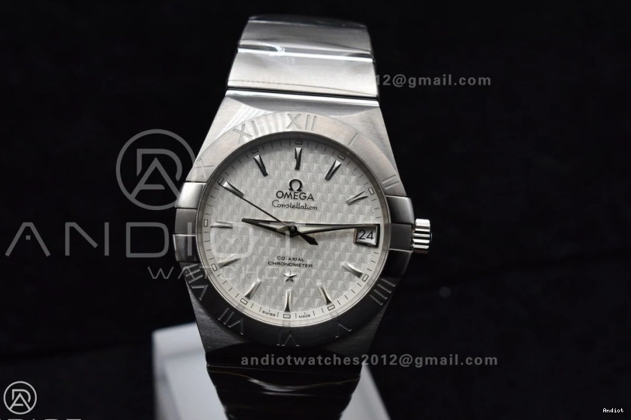 Constellation A8800 1:1 SS White 39mm Dial on Best Edition Bracelet VSF SS 1231